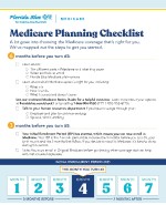 Medicare Planning Checklist
